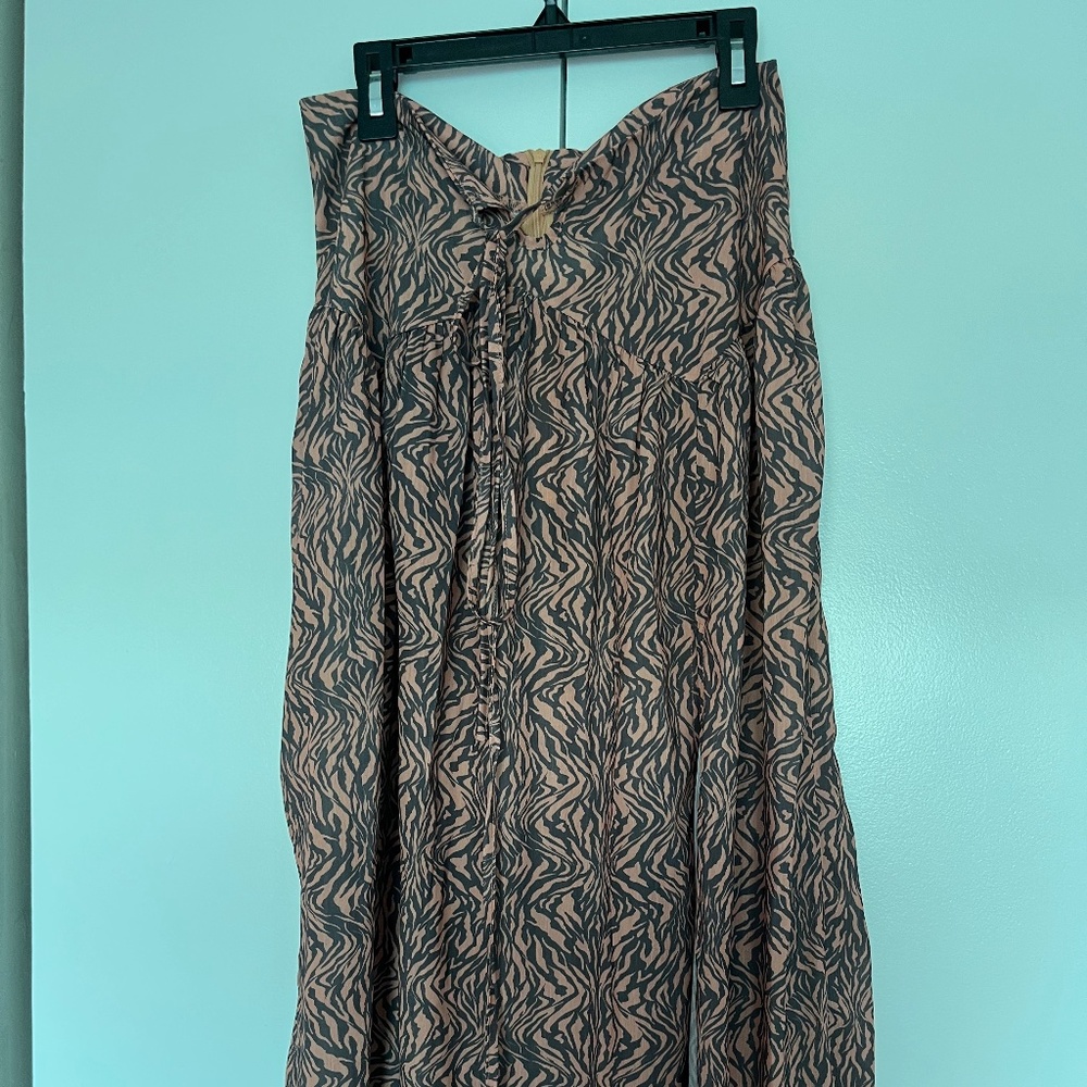 Cover-Up Animal Print Skirt